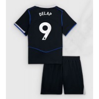 Chelsea Liam Delap #9 Tretí Detský futbalový dres 2025-26 Krátky Rukáv (+ trenírky)